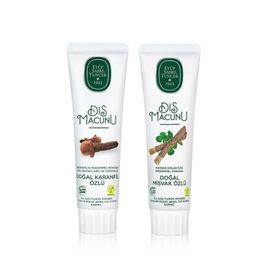 Eyüp Sabri Tuncer Doğal 90 ml Misvak + 90 ml Karanfil Özlü Diş Macunu