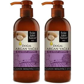 Eyüp Sabri Tuncer Doğal Argan Yağlı 2x250 ml El ve Vücut Losyonu