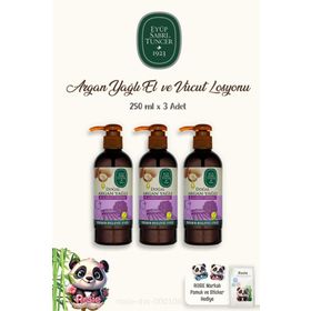 Eyüp Sabri Tuncer Doğal Argan Yağlı 3x250 ml El ve Vücut Losyonu