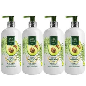 Eyüp Sabri Tuncer Doğal Avokado Yağlı 4x500 ml El ve Vücut Losyonu