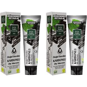 Eyüp Sabri Tuncer Doğal Bambu Aktif Karbonlu 2x75 ml Diş Macunu