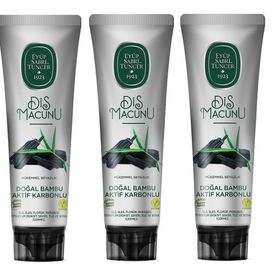 Eyüp Sabri Tuncer Doğal Bambu Aktif Karbonlu 3x90 ml Diş Macunu