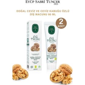 Eyüp Sabri Tuncer Doğal Ceviz Kabupu Özlü 2x90 ml Diş Macunu