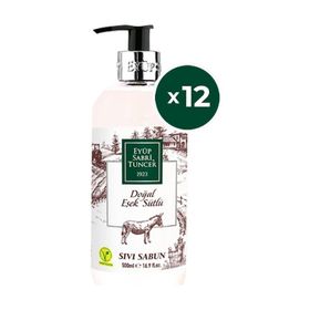 Eyüp Sabri Tuncer Doğal Eşek Sütlü 12x500 ml Sıvı Sabun