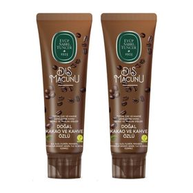 Eyüp Sabri Tuncer Doğal Kakao ve Kahve Özlü 2x90 ml Diş Macunu