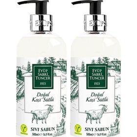 Eyüp Sabri Tuncer Doğal Keçi Sütlü 500 ml x 2 Adet Sıvı Sabun