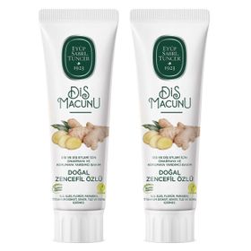 Eyüp Sabri Tuncer Doğal Zencefil Özlü 2x90 ml Diş Macunu