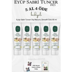 Eyüp Sabri Tuncer Doğal Zencefil Özlü 5x90 ml Diş Macunu