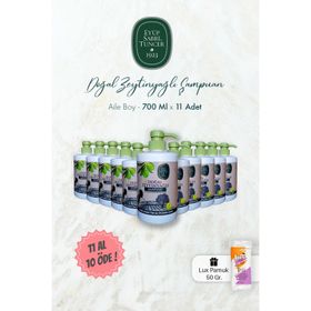 Eyüp Sabri Tuncer Doğal Zeytinyağlı 11x700 ml Şampuan