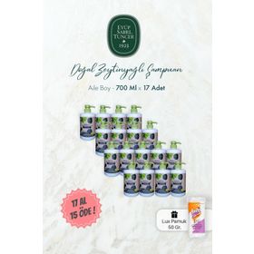Eyüp Sabri Tuncer Doğal Zeytinyağlı 17x700 ml Şampuan