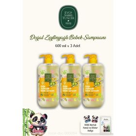 Eyüp Sabri Tuncer Doğal Zeytinyağlı 3x600 ml Bebek Şampuanı