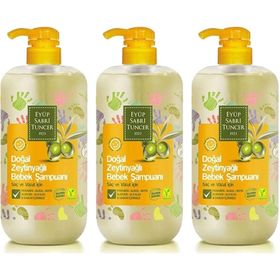 Eyüp Sabri Tuncer Doğal Zeytinyağlı 3x600 ml Bebek Şampuanı