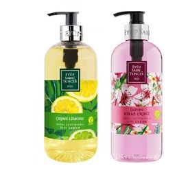 Eyüp Sabri Tuncer Doğal Zeytinyağlı 500 ml Çeşme Limonu + Japon Kiraz Çiçeği Sıvı Sabun