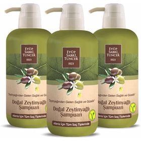 Eyüp Sabri Tuncer Doğal Zeytinyağlı Şampuan 3x600 ml Pet Şişe