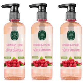 Eyüp Sabri Tuncer Frambuazlı Sirke 3x500 ml Süper Şampuan