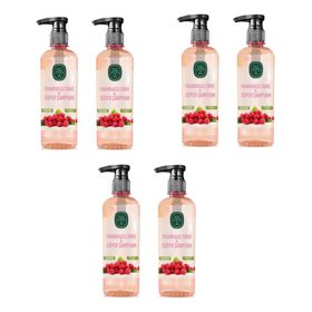 Eyüp Sabri Tuncer Frambuazlı Sirke 6x500 ml Süper Şampuan
