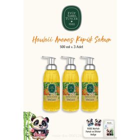 Eyüp Sabri Tuncer Hawaii Ananas 3x500 ml Köpük Sabun