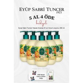 Eyüp Sabri Tuncer Hawaii Ananas 5x280 ml El ve Vücut Losyonu