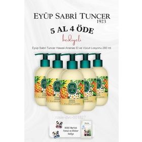 Eyüp Sabri Tuncer Hawaii Ananas 5x280 ml El ve Vücut Losyonu