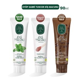 Eyüp Sabri Tuncer Himalaya + Kahve Özlü + Nane 3x90 ml Diş Macunu