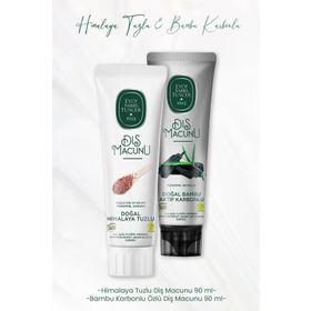 Eyüp Sabri Tuncer Himalaya Tuzlu + Bambu Karbonlu 2x90 ml Diş Macunu