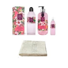 Eyüp Sabri Tuncer Japon Kiraz Çiçeği 3 lü Set + 30 x 50 cm El ve Yüz Havlusu