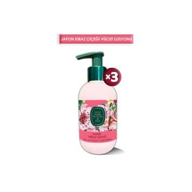 Eyüp Sabri Tuncer Japon Kiraz Çiçeği Özlü 3x280 ml El ve Vücut Losyonu