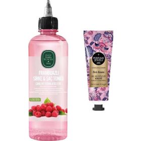 Eyüp Sabri Tuncer Jewels Love Kisses 50 ml El Vücut Kremi + 500 ml Frambuazlı Sirke Saç Toniği
