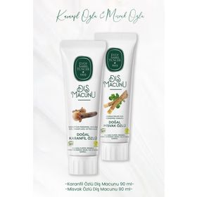 Eyüp Sabri Tuncer Karanfil Özlü 90 ml Diş Macunu + Misvak Özlü 90 ml Diş Macunu