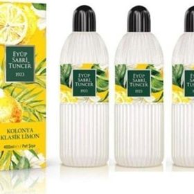 Eyüp Sabri Tuncer Klasik Pet Şişe 3'lü 400 ml Limon Kolonyası