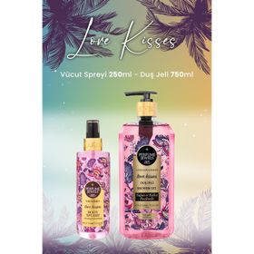 Eyüp Sabri Tuncer Love Kisses Vücut Spreyi 250 ml ve 750 ml Duş Jeli