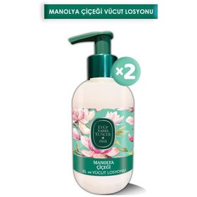 Eyüp Sabri Tuncer Manolya Çiçeği 2x280 ml El ve Vücut Losyonu