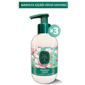 Eyüp Sabri Tuncer Manolya Çiçeği 3x280 ml El ve Vücut Losyonu