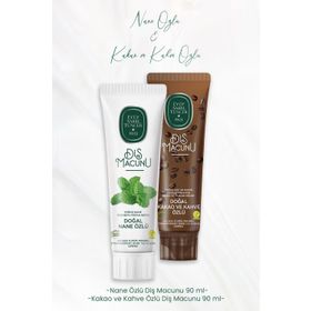 Eyüp Sabri Tuncer Nane Özlü 90 ml Diş Macunu + Kakao ve Kahve Özlü 90 ml Diş Macunu