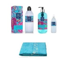 Eyüp Sabri Tuncer Okyanus 3 lü Set + 30 x 50 cm El ve Yüz Havlusu