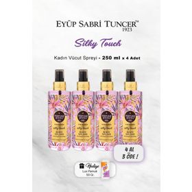 Eyüp Sabri Tuncer Pj Silky Touch 4x250 ml Vücut Spreyi