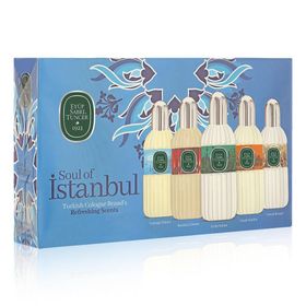 Eyüp Sabri Tuncer Soul Of İstanbul 16 ml Silindir Cam Şişe 5'li Set Kolonya