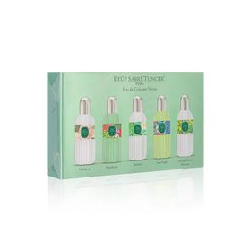 Eyüp Sabri Tuncer Turkish 16 ml Silindir Cam Şişe 5'li Set Kolonya