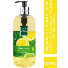 Eyüp Sabri Tuncer Vegan 500 ml Çeşme Limonu Doğal Zeytinyağlı Sıvı Sabun