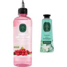 Eyüp Sabri Tuncer Yasemin 50 ml El Vücut Kremi + 500 ml Frambuazlı Sirke Saç Toniği