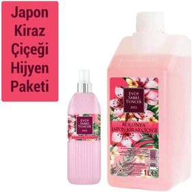 Eyüp Sabri Tuncer Yedek Şişe 1 lt ve 1 Adet 150 ml Japon Kiraz Çiçeği Kolonyası