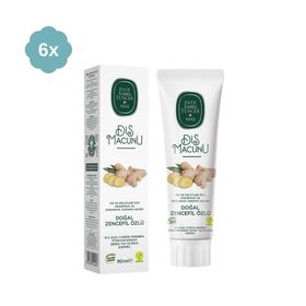 Eyüp Sabri Tuncer Zencefil Özlü 6x90 ml Diş Macunu