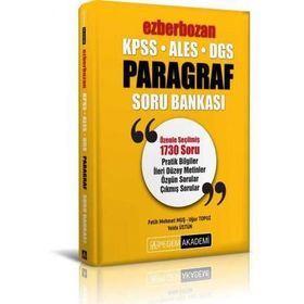 Ezberbozan Paragraf Soru Bankası - Pegem Akademi