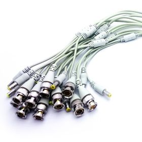 Ezcool Bnc+Power Jack 10'lu Paket Tel Kablo