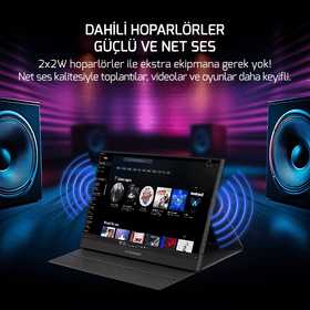 Ezcool Lite E15T 15.6 inç 60Hz 4ms Full HD Dokunmatik Taşınabilir Monitör
