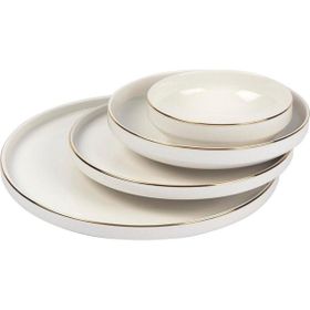 Ezem 898931 Gold Modern 24 Parça Yemek Takımı