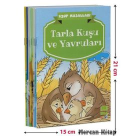 Ezop Masalları Seti 10 Kitap Takım - Küçük Boy - Ezop