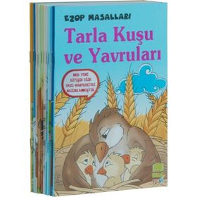 Ezop Masalları Seti 10 Kitap Takım - Küçük Boy - Ezop