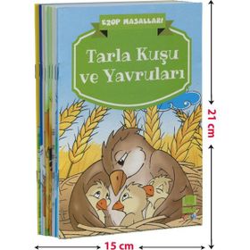 Ezop Masalları Seti 10 Kitap Takım - Küçük Boy - Ezop