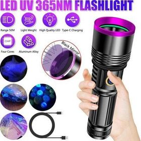 F.B.I F-365 UV 20 W Şarjlı 26650 Pilli Profesyonel El Feneri
